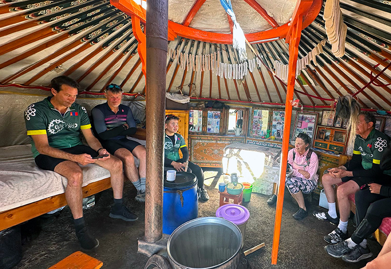 Visit Nomadic family